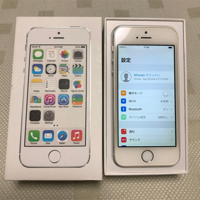 アイホン 5s  Silver 16 GB docomo