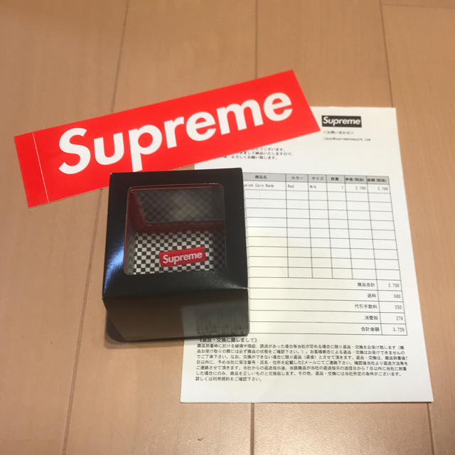 Supreme(シュプリーム)のsupreme 貯金箱 インテリア/住まい/日用品のインテリア小物(置物)の商品写真