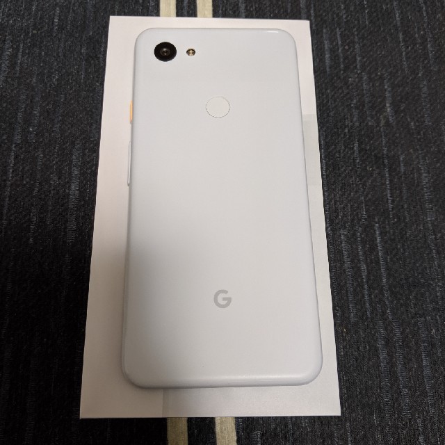 【中古】pixel 3a XL（Clearly White） simフリー スマホ/家電/カメラのスマートフォン/携帯電話(スマートフォン本体)の商品写真