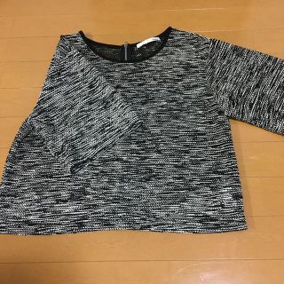 マウジー(moussy)のマウジートップス、ブラウス、緑セーター(カットソー(半袖/袖なし))