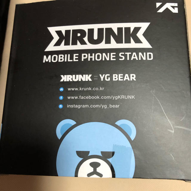 BIGBANG(ビッグバン)のYG KRUNK モバイルフォン スタンド エンタメ/ホビーのタレントグッズ(ミュージシャン)の商品写真