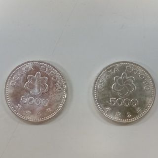 OSAKA EXPO'90 記念硬貨 5千円 大阪エキスポ(貨幣)