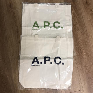 アーペーセー(A.P.C)のA.P.C. 非売品エコバッグ 新品未使用 2点セット(エコバッグ)