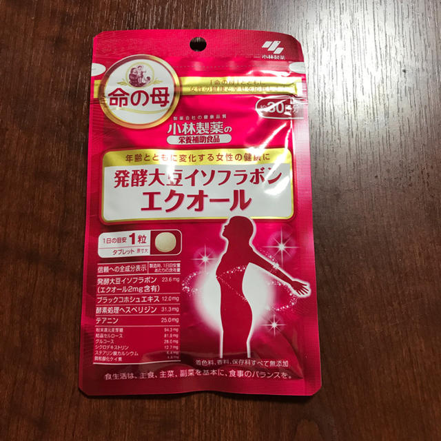 小林製薬(コバヤシセイヤク)の発酵大豆イソフラボン  エクオール 食品/飲料/酒の健康食品(その他)の商品写真