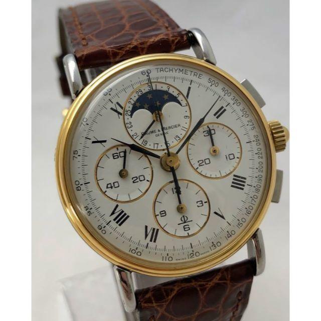 Baume & Mercier Chronograph Moonphaseの通販 by zephyrx912's shop｜ラクマ