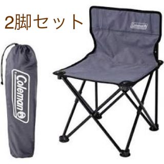 コールマン(Coleman)のtomo36様専用 新品 コールマン コンパクトクッションチェア グレー(テーブル/チェア)