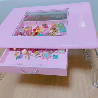 魔法少女 ピンク コレクションテーブル ローテーブル 机 ゆめかわいい