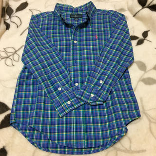 ラルフローレン(Ralph Lauren)のラルフローレンチェックシャツ 120未使用(Tシャツ/カットソー)