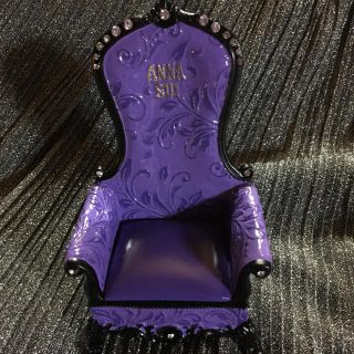 アナスイ(ANNA SUI)のアナスイ クラシカルチェアー   ジュエリー  ボックス  パープル(小物入れ)