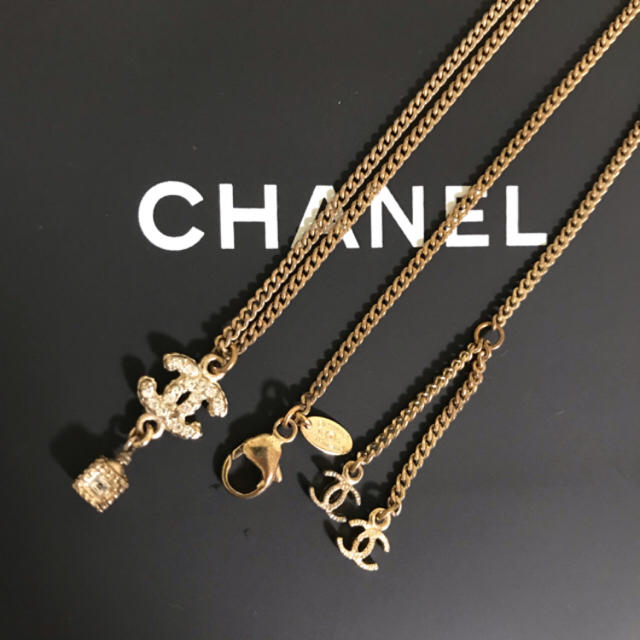 CHANEL 正規品 ネックレス ラインストーン