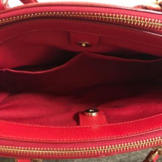 COACH - コーチ ショルダーバッグ 赤の通販 by しろくま's shop