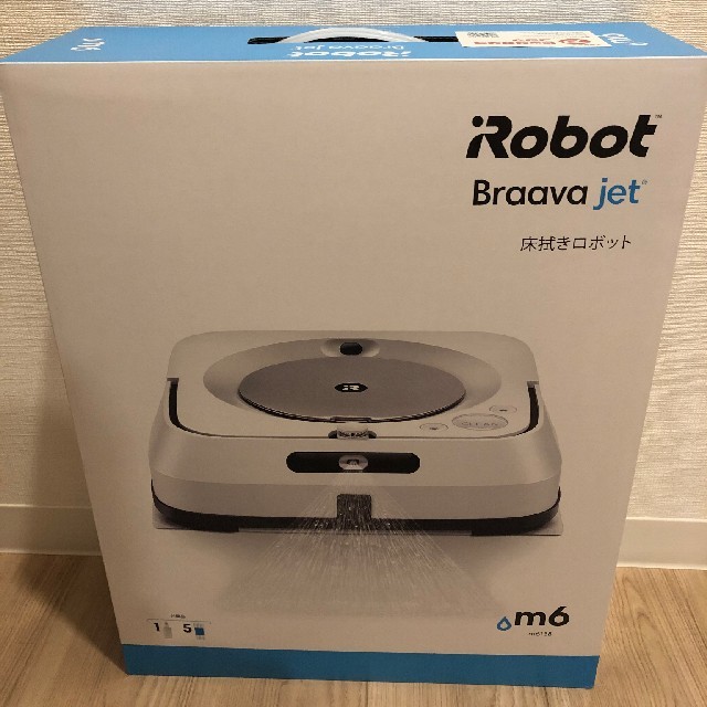 iRobot(アイロボット)のiRobot  ブラーバ　ジェット　M6　床拭きロボット　新品未開封　国内正規品 スマホ/家電/カメラの生活家電(掃除機)の商品写真