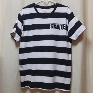 白黒ボーダーTシャツ(Tシャツ/カットソー(半袖/袖なし))