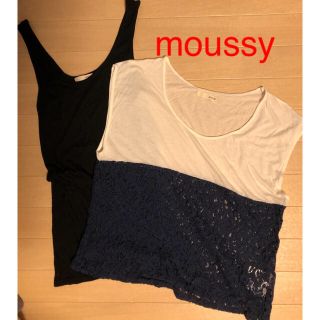 マウジー(moussy)のmoussy タンクトップ(カットソー(半袖/袖なし))