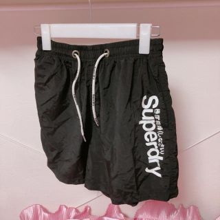 ハーパン 水着 ショートパンツ 黒 キュロット(ショートパンツ)