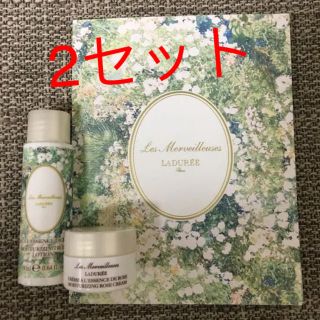 ラデュレ(LADUREE)のレ・メルヴェイユーズ ラデュレ サンプル ローズ エッセンスウォーター＆クリーム(サンプル/トライアルキット)