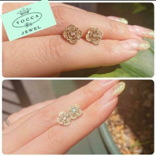 トッカ(TOCCA)の《新品》TOCCA トッカ18金ゴールド ダイヤモンド ピアス K18YG(ピアス)