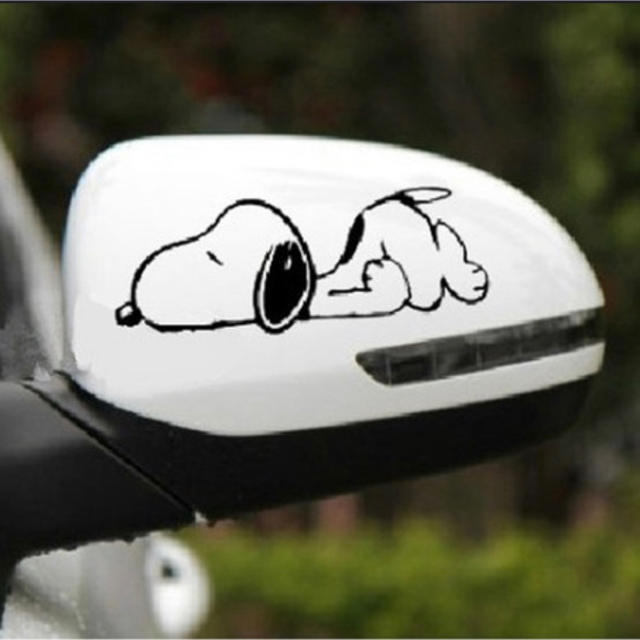 Snoopy スヌーピー ステッカー 寝そべり 2枚セットの通販 By ガラクタ屋 スヌーピーならラクマ