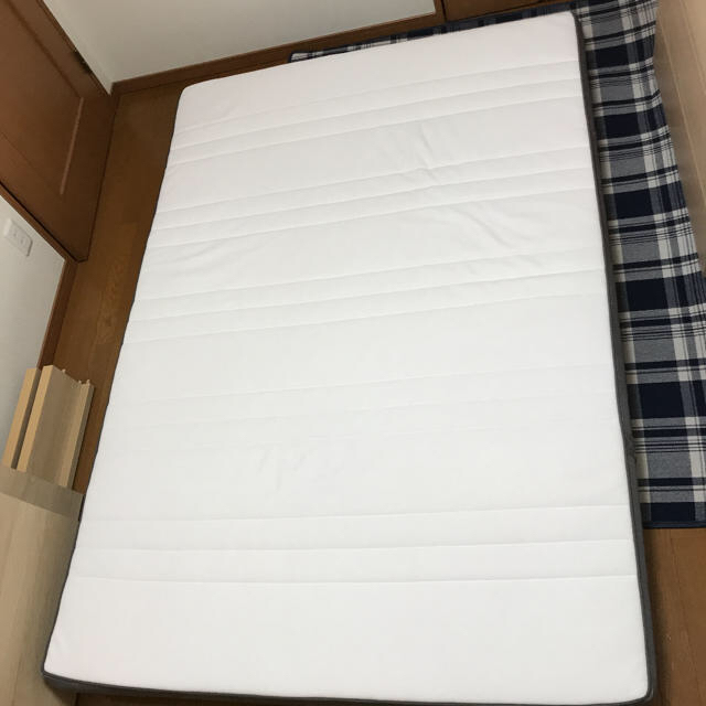 IKEA(イケア)の【最終値下げ】IKEA MALM ベッド&収納  インテリア/住まい/日用品のベッド/マットレス(ダブルベッド)の商品写真