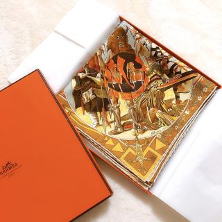 Hermes - HERMES エルメス カレ 褐色の男達の伝説 レア カチナの