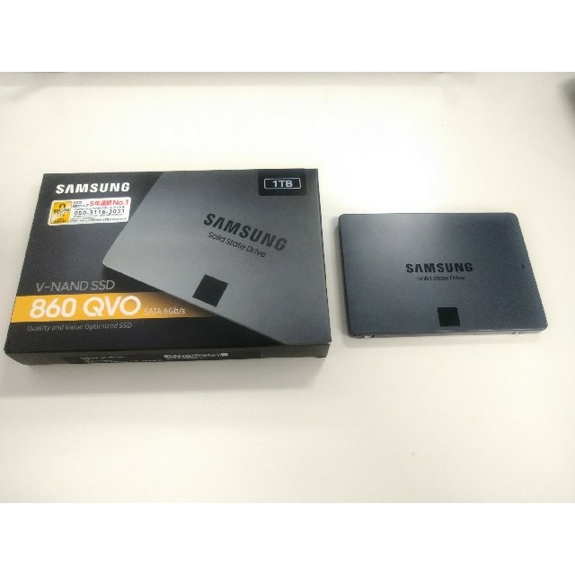 SAMSUNG(サムスン)のSamsung SSD 860 QVO 1TB  スマホ/家電/カメラのPC/タブレット(PCパーツ)の商品写真