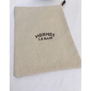 エルメス(Hermes)のみこと様専用 HERMES エルメス ノベルティ 巾着ポーチ LE BAIN (ポーチ)