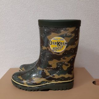 オシュコシュ(OshKosh)の新品 オシュコシュ 長靴 19cm 男の子 アメカジ 迷彩柄(長靴/レインシューズ)