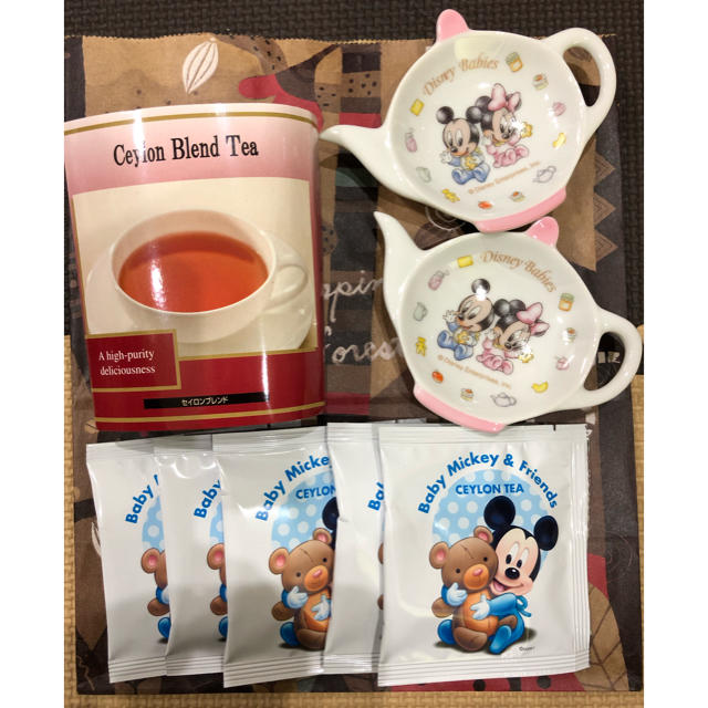 Disney(ディズニー)のディズニー 紅茶ギフト セイロンブレンド 皿 食品/飲料/酒の飲料(茶)の商品写真