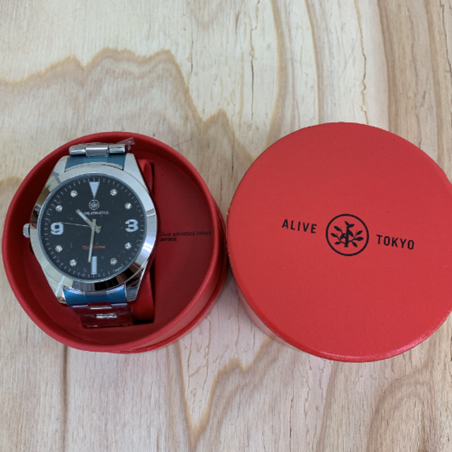 ◆新品未使用◆ALIVE腕時計　ANSWER　silver/black