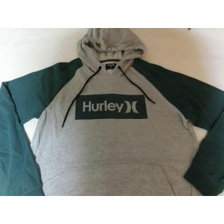 ハーレー(Hurley)のUSA購入 HURLEY プルオーバーパーカーUS S 灰緑 (パーカー)