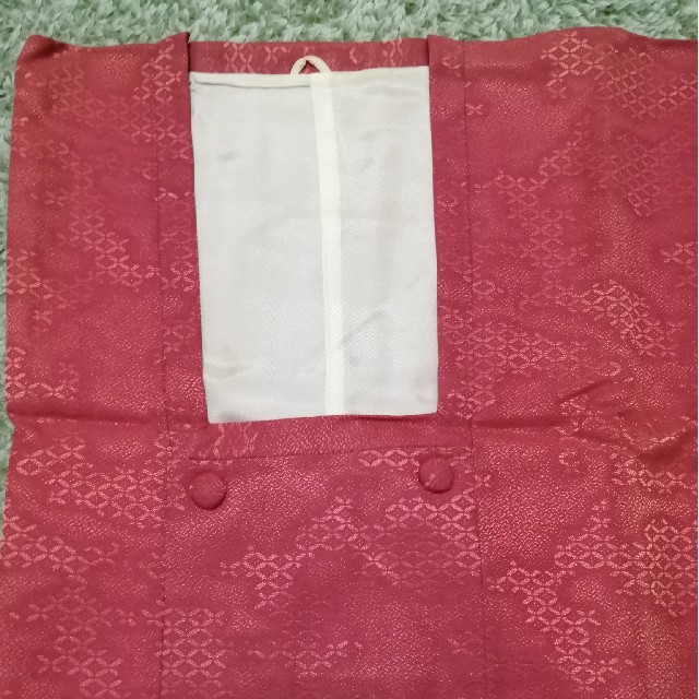 ふりふ(フリフ)のローズピンクの道行コート　化繊　レインコート　雨コート　着物 レディースの水着/浴衣(着物)の商品写真