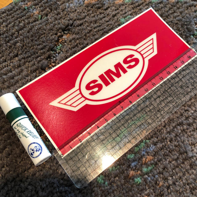 SIMS(シムス)のSIMS ステッカー スポーツ/アウトドアのスノーボード(その他)の商品写真