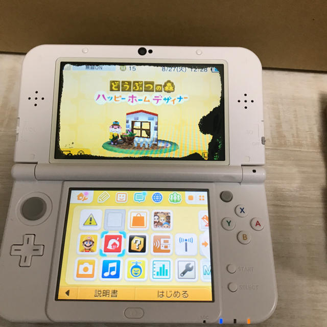 ニンテンドー3DS - NEW3DSLL パールホワイト 上画面液晶漏れありの通販