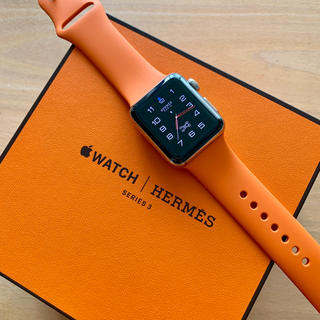 新品】Apple Watch HERMES スポーツバンド S/M #703 時計 ラバーベルト