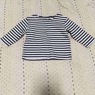 ムジルシリョウヒン(MUJI (無印良品))のおまめさん専用　無印良品 長袖Tシャツ 80cm(Ｔシャツ)