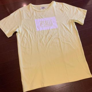 ピガール(PIGALLE)のピガール BOXロゴTシャツ L イエロー Pigalle(Tシャツ/カットソー(半袖/袖なし))