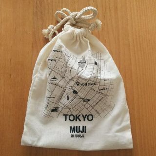 ムジルシリョウヒン(MUJI (無印良品))の無印 巾着 巾着袋 銀座 (ポーチ)