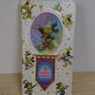 ディズニー(Disney)のディズニー35周年 グランドフィナーレ スマホケース(キャラクターグッズ)