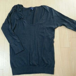 ギャップ(GAP)のGAP★美品グレーニット★(カットソー(長袖/七分))