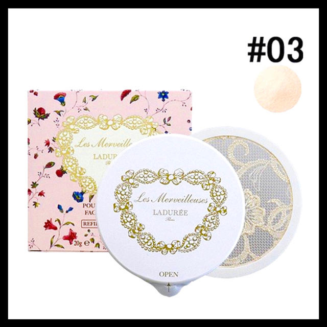 Les Merveilleuses LADUREE(レメルヴェイユーズラデュレ)のLADUREE ラデュレ N ルースパウダー レフィル 専用ポット セット コスメ/美容のベースメイク/化粧品(フェイスパウダー)の商品写真