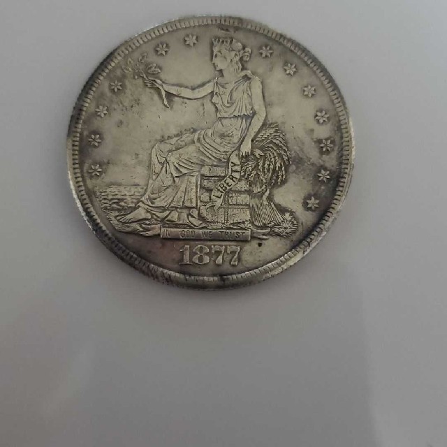 1877年シーテッドリバティ銀貨、リバティコイン、アンティークコインの通販 by かすとし's shop｜ラクマ