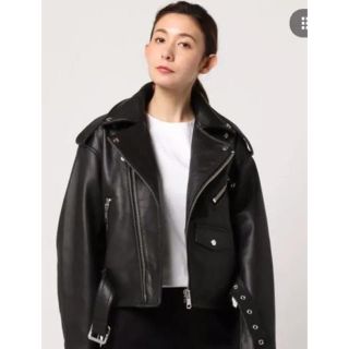 マウジー(moussy)の【新品未使用】牛革ライダース MOUSSY(ライダースジャケット)