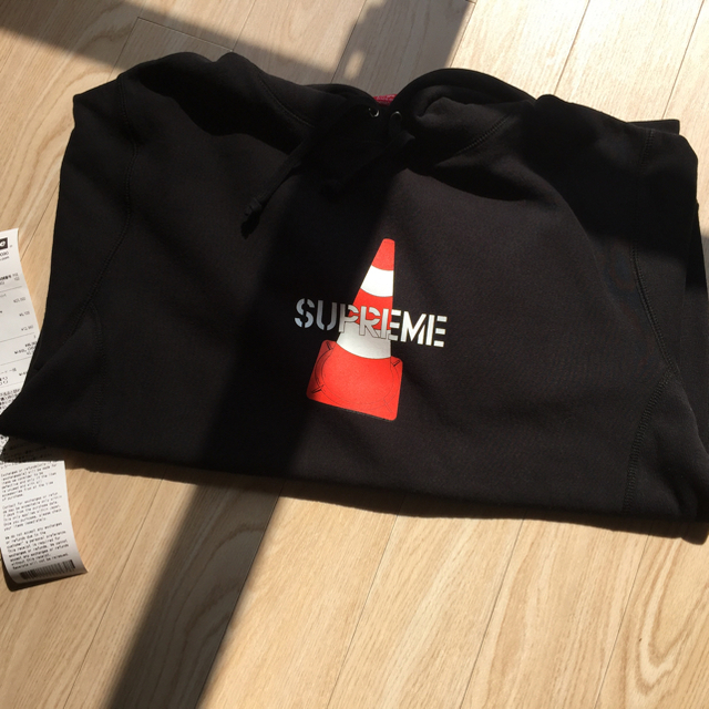 Supreme Cone Hooded Sweatshirt L グレーor黒