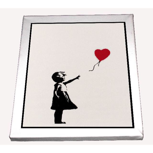 44-バンクシー Banksy シュレッダー 風船と少女 キャンバスアート 模写 エンタメ/ホビーのアート用品(ボードキャンバス)の商品写真