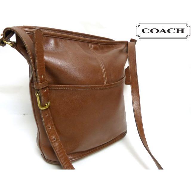 COACH - USA製 OLD COACH オールドコーチ本革レザー ショルダーバッグ ...