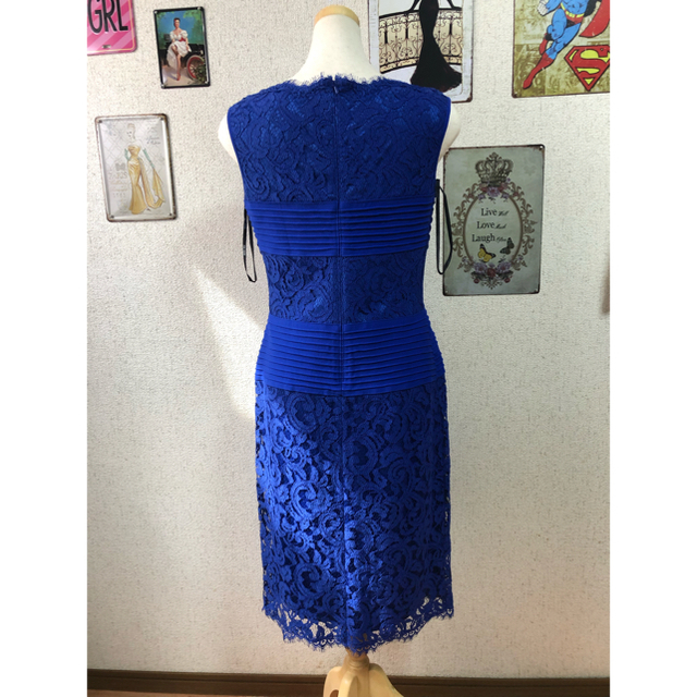 TADASHI SHOJI(タダシショウジ)の新品 6 タダシショージ ワンピース ドレス ブルー レディースのワンピース(ひざ丈ワンピース)の商品写真