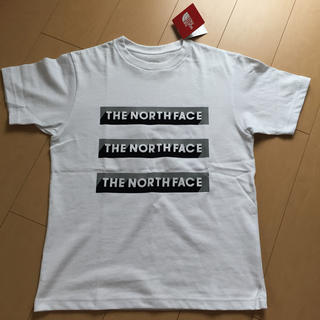 ザノースフェイス(THE NORTH FACE)のノースフェイス 半袖 Tシャツ 新品 ホワイト ロゴ M タグ付き(Tシャツ/カットソー(半袖/袖なし))