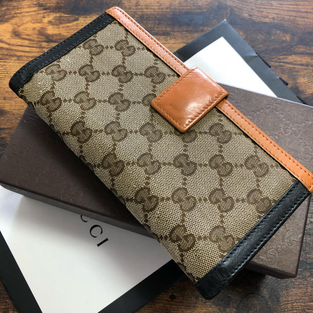 Gucci - ☘良品☘ GUCCI オールドグッチ ジップ長財布 クリーニング済の通販 by mint｜グッチならラクマ