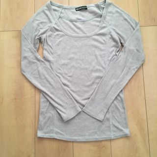 ザラ(ZARA)のZELOS   グレーロンT(Tシャツ(長袖/七分))