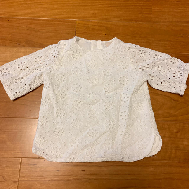 petit main(プティマイン)のmiiiii様専用 プティマイン 花柄 レース カットソー キッズ/ベビー/マタニティのキッズ服男の子用(90cm~)(Tシャツ/カットソー)の商品写真